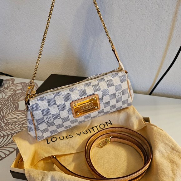SOLD!!! Do not buy.Louis Vuitton Eva Damier Azur crossbody - Picture 14 of 15